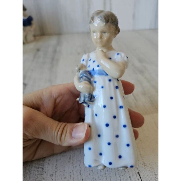 B&g 3539 girl doll‎ pajamas dress vintage figurine statue - Picture 5 of 7